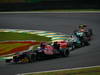 GP BRASILE, 25.11.2012- Gara, Daniel Ricciardo (AUS) Scuderia Toro Rosso STR7 davanti a Nico Rosberg (GER) Mercedes AMG F1 W03 