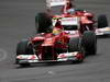 GP BRASILE, 25.11.2012- Gara, Felipe Massa (BRA) Ferrari F2012 davanti a Fernando Alonso (ESP) Ferrari F2012 