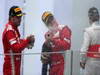 GP BRASILE, 25.11.2012- Gara, secondo Fernando Alonso (ESP) Ferrari F2012 e terzo Felipe Massa (BRA) Ferrari F2012 