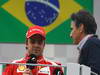 GP BRASILE, 25.11.2012- Gara, terzo Felipe Massa (BRA) Ferrari F2012 with Nelson Piquet 