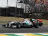 GP BRASILE, 25.11.2012- Gara, Michael Schumacher (GER) Mercedes AMG F1 W03 e Daniel Ricciardo (AUS) Scuderia Toro Rosso STR7 