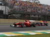GP BRASILE, 25.11.2012- Gara, Fernando Alonso (ESP) Ferrari F2012 davanti a Mark Webber (AUS) Red Bull Racing RB8 