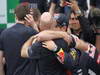 GP BRASILE, 25.11.2012- Gara, Festeggiamenti, Sebastian Vettel (GER) Red Bull Racing RB8 World Champion 2012 with Adrian Newey (GBR), Red Bull Racing , Technical Operations Director 