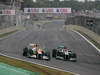 GP BRASILE, 25.11.2012- Gara, Nico Hulkenberg (GER) Sahara Force India F1 Team VJM05 e Michael Schumacher (GER) Mercedes AMG F1 W03 