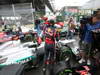 GP BRASILE, 25.11.2012- Gara, Sebastian Vettel (GER) Red Bull Racing RB8, world champion 2012 with Michael Schumacher (GER) Mercedes AMG F1 W03