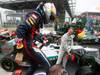 GP BRASILE, 25.11.2012- Gara, Sebastian Vettel (GER) Red Bull Racing RB8, world champion 2012 with Michael Schumacher (GER) Mercedes AMG F1 W03 