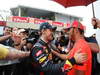 GP BRASILE, 25.11.2012- Gara, Sebastian Vettel (GER) Red Bull Racing RB8 e Lewis Hamilton (GBR) McLaren Mercedes MP4-27 