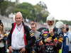 GP BRASILE, 25.11.2012- Gara, Helmut Marko (AUT), Red Bull Racing, Red Bull Advisor e Sebastian Vettel (GER) Red Bull Racing RB8 