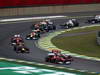GP BRASILE, 25.11.2012- Gara, Felipe Massa (BRA) Ferrari F2012 e Jenson Button (GBR) McLaren Mercedes MP4-27 