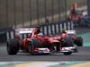 GP BRASILE, 25.11.2012- Gara, Fernando Alonso (ESP) Ferrari F2012 davanti a Felipe Massa (BRA) Ferrari F2012 