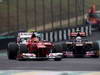 GP BRASILE, 25.11.2012- Gara, Felipe Massa (BRA) Ferrari F2012 e Jean-Eric Vergne (FRA) Scuderia Toro Rosso STR7 