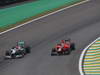 GP BRASILE, 25.11.2012- Gara,Michael Schumacher (GER) Mercedes AMG F1 W03 e Timo Glock (GER) Marussia F1 Team MR01 