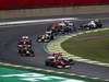 GP BRASILE, 25.11.2012- Gara, Felipe Massa (BRA) Ferrari F2012 e Jenson Button (GBR) McLaren Mercedes MP4-27 