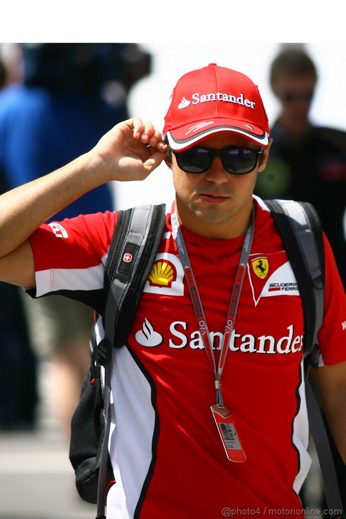 GP BRASILE, 22.11.2012- Felipe Massa (BRA) Ferrari F2012 