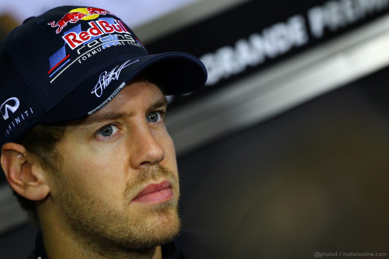 GP BRASILE, 22.11.2012-Sebastian Vettel (GER) Red Bull Racing RB8 
