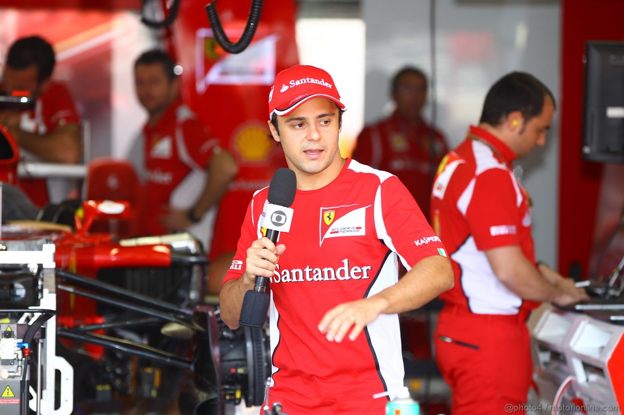 GP BRASILE, 22.11.2012- Felipe Massa (BRA) Ferrari F2012 
