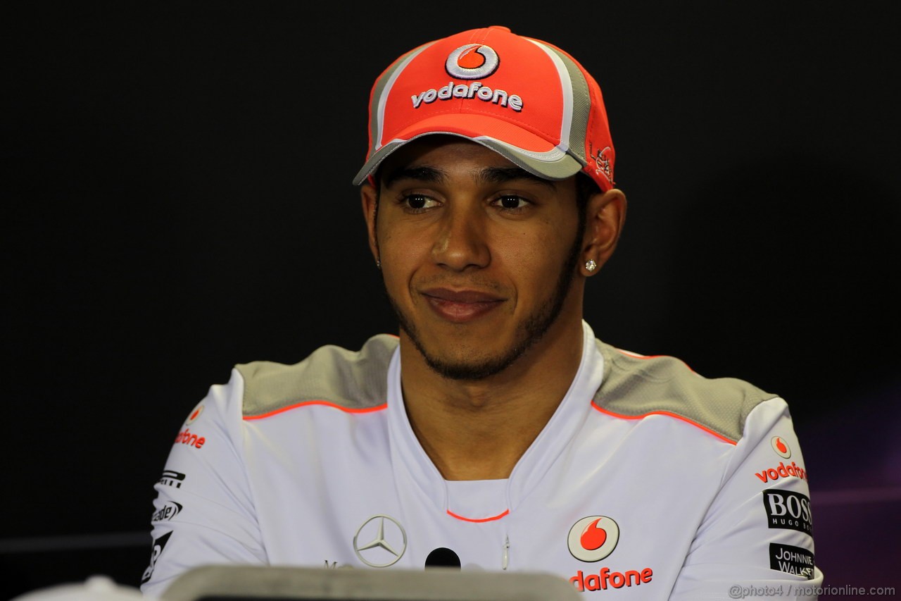 GP BRASILE, 22.11.2012- Lewis Hamilton (GBR) McLaren Mercedes MP4-27 