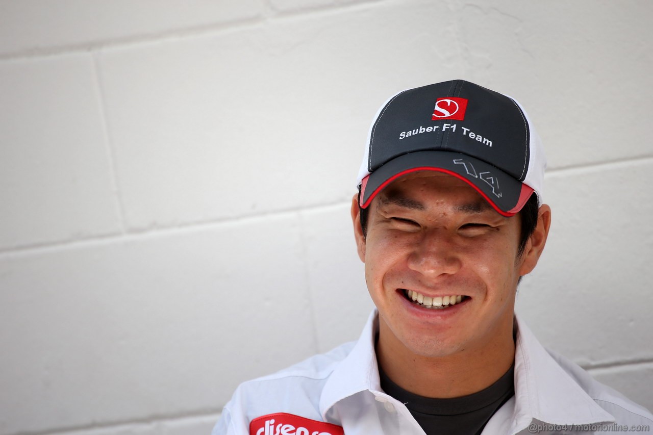 GP BRASILE, 22.11.2012- Kamui Kobayashi (JAP) Sauber F1 Team C31 