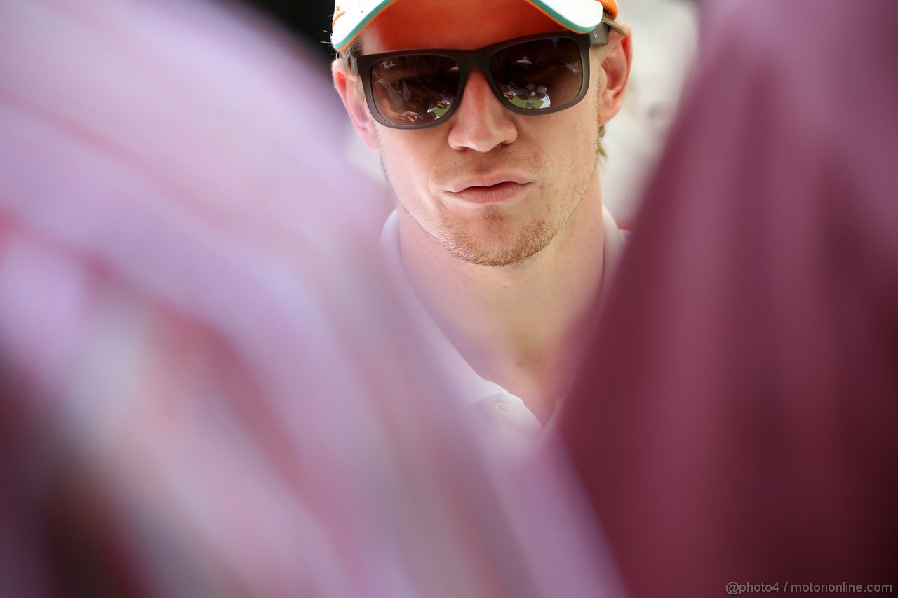 GP BRASILE, 22.11.2012- Nico Hulkenberg (GER) Sahara Force India F1 Team VJM05