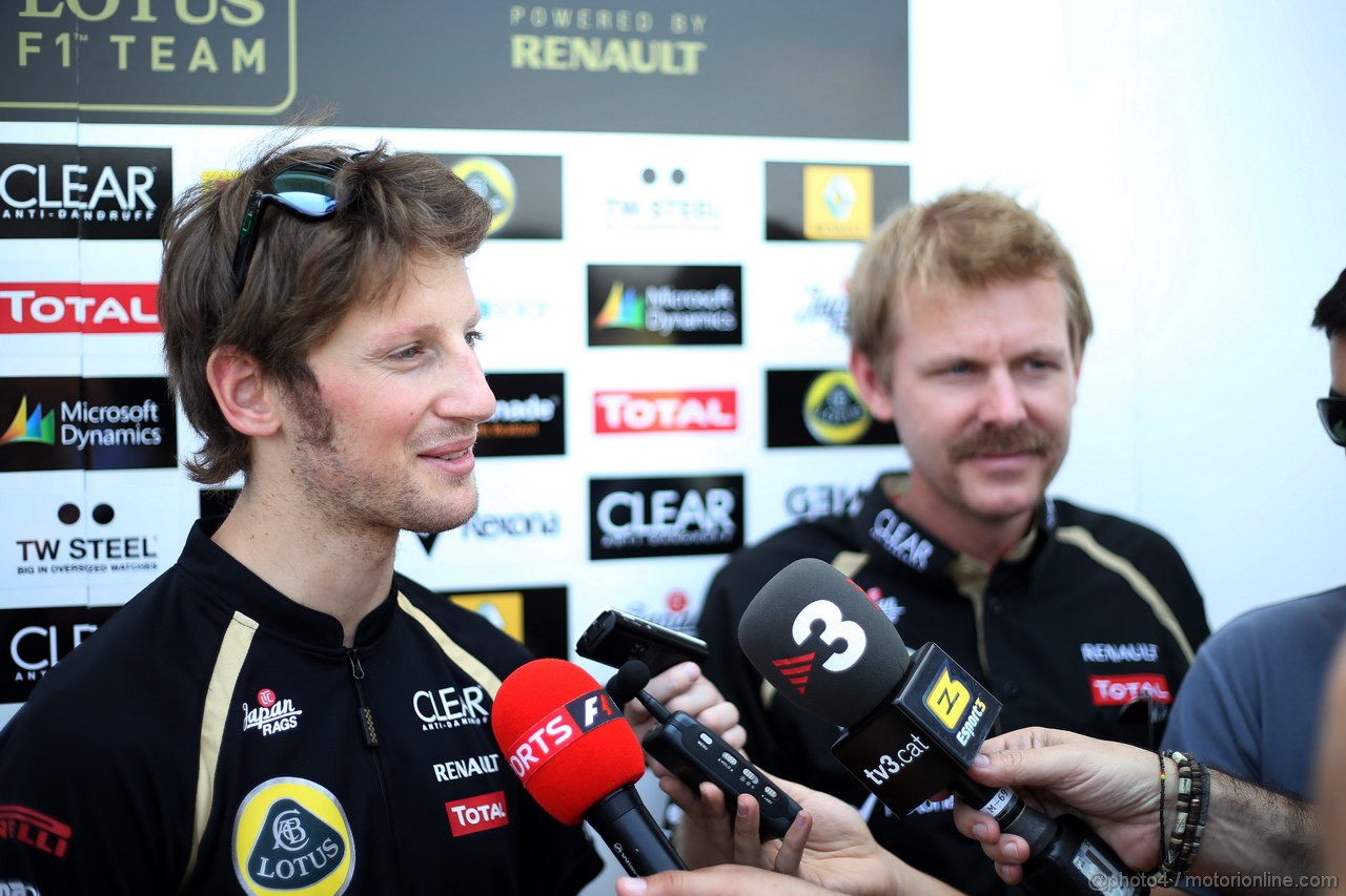 GP BRASILE, 22.11.2012-Romain Grosjean (FRA) Lotus F1 Team E20 