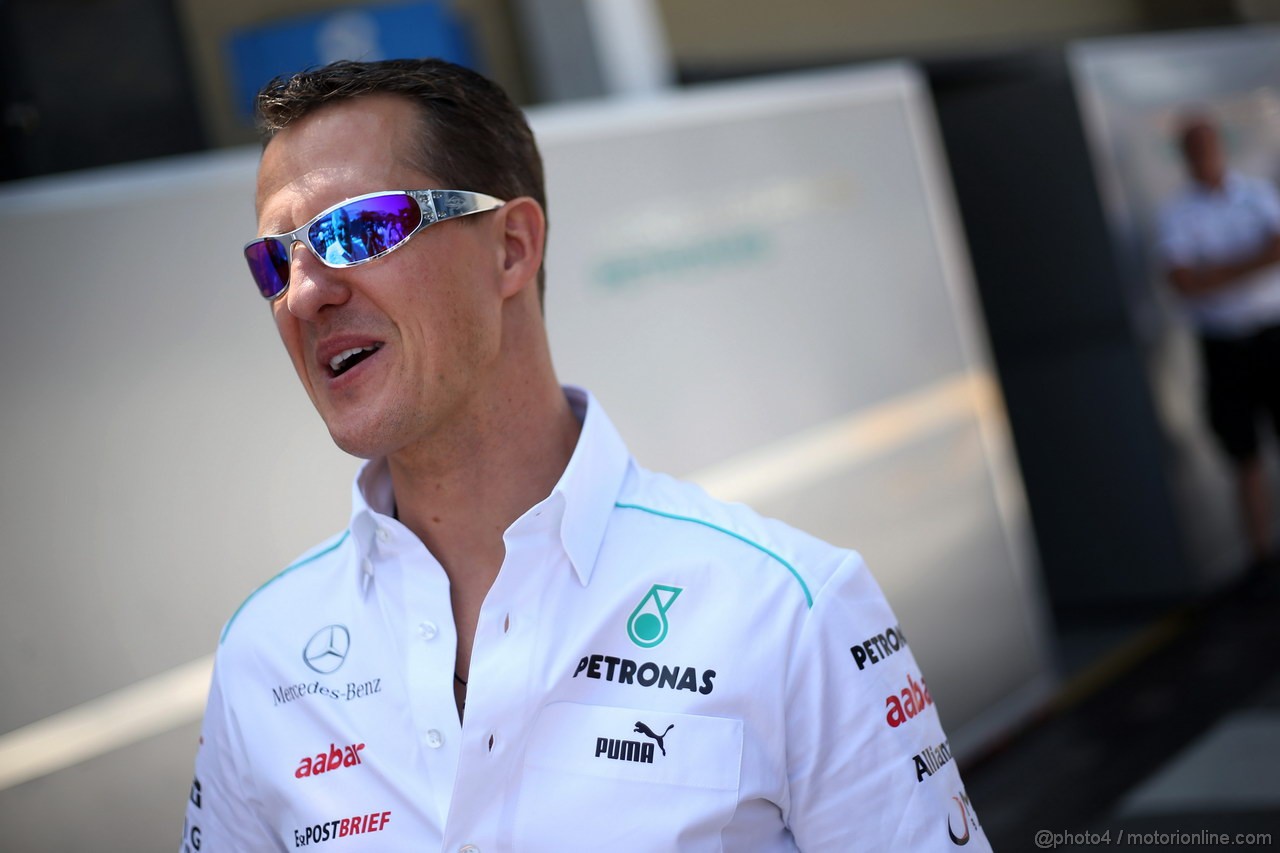 GP BRASILE, 22.11.2012-Michael Schumacher (GER) Mercedes AMG F1 W03 