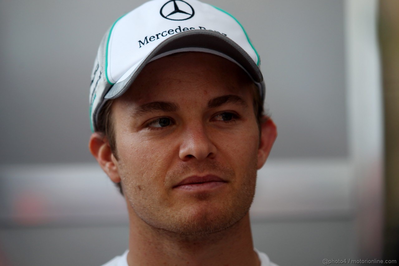 GP BRASILE, 22.11.2012- Nico Rosberg (GER) Mercedes AMG F1 W03 
