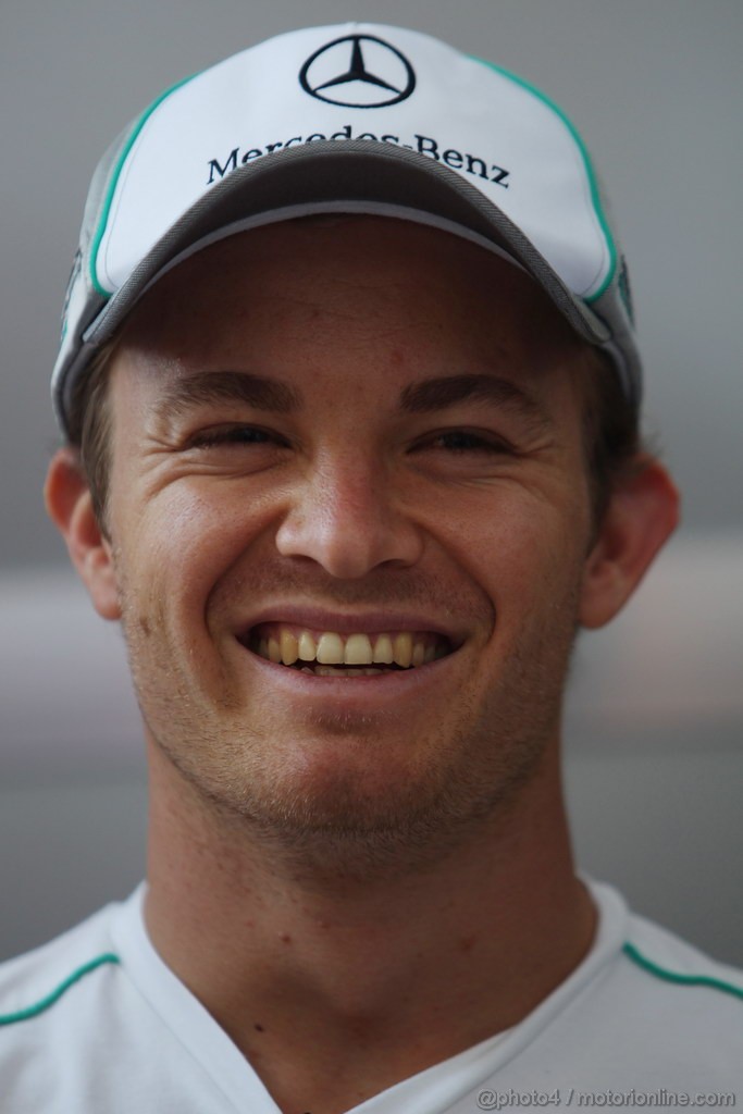 GP BRASILE, 22.11.2012- Nico Rosberg (GER) Mercedes AMG F1 W03