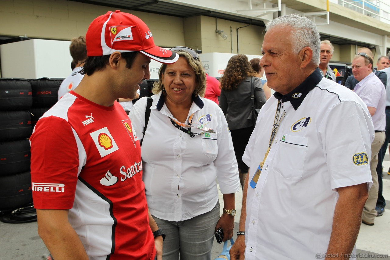GP BRASILE, 24.11.2012- Prove Libere 3, Felipe Massa (BRA) Ferrari F2012 