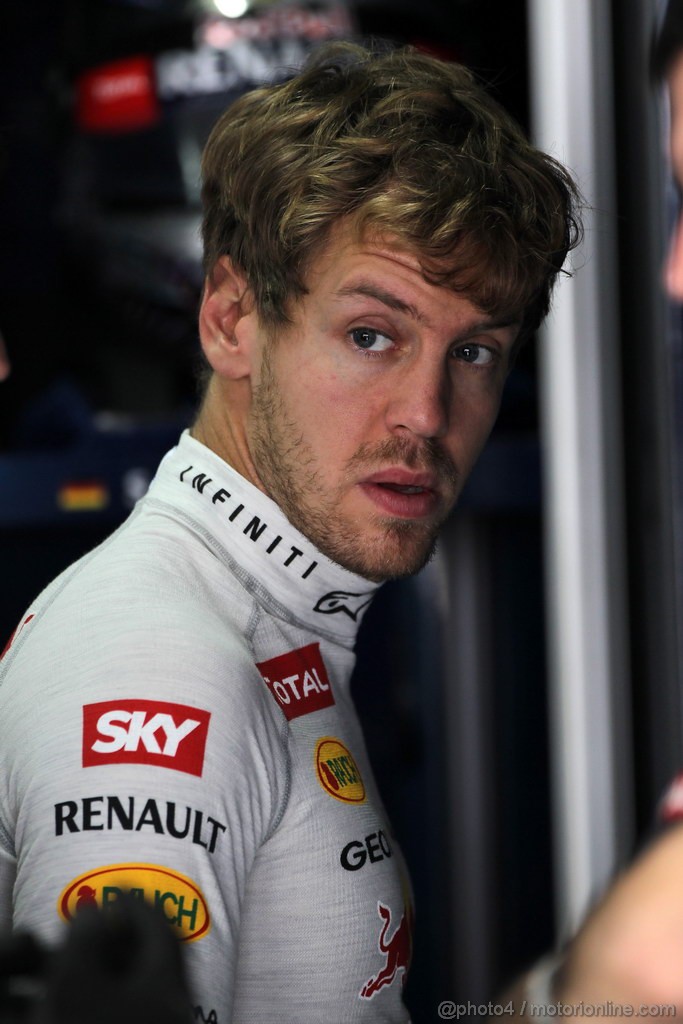 GP BRASILE, 24.11.2012- Prove Libere 3, Sebastian Vettel (GER) Red Bull Racing RB8