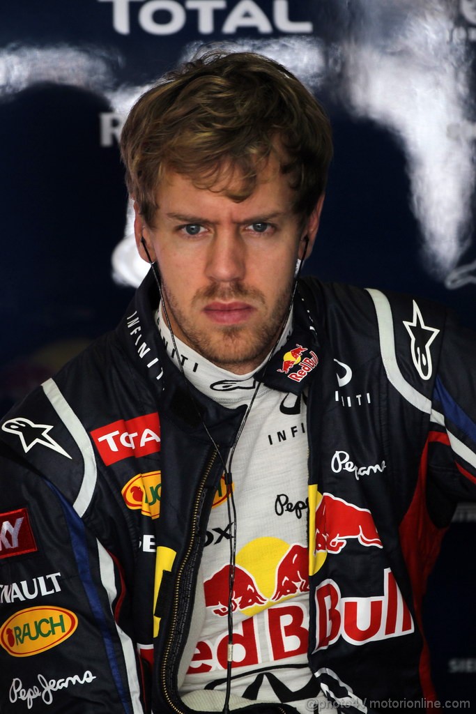 GP BRASILE, 24.11.2012- Prove Libere 3, Sebastian Vettel (GER) Red Bull Racing RB8