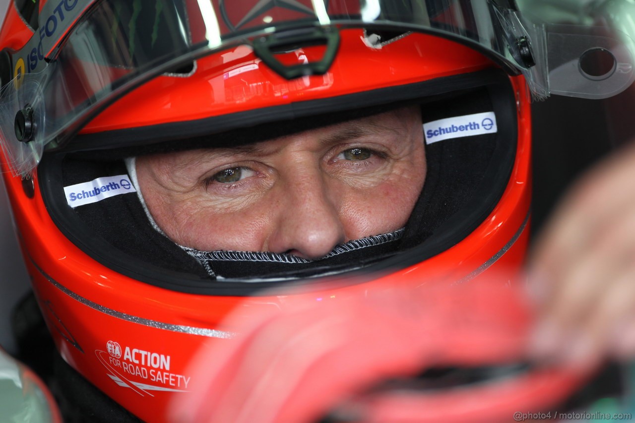 GP BRASILE, 24.11.2012- Prove Libere 3, Michael Schumacher (GER) Mercedes AMG F1 W03 