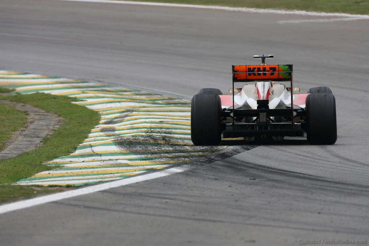 GP BRASILE, 24.11.2012- Prove Libere 3, Narain Karthikeyan (IND) HRT Formula 1 Team F112 
