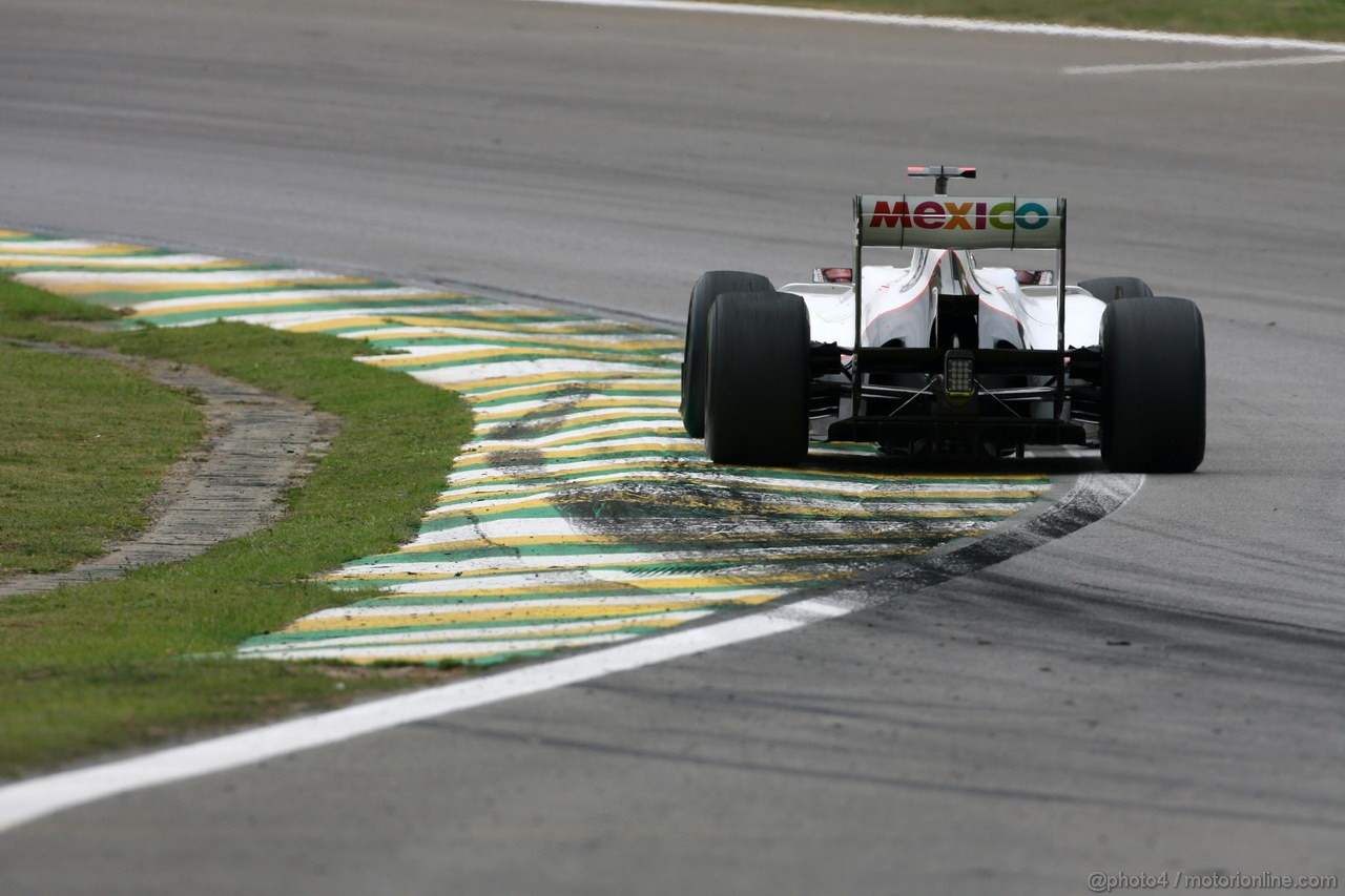 GP BRASILE, 24.11.2012- Prove Libere 3, Kamui Kobayashi (JAP) Sauber F1 Team C31 