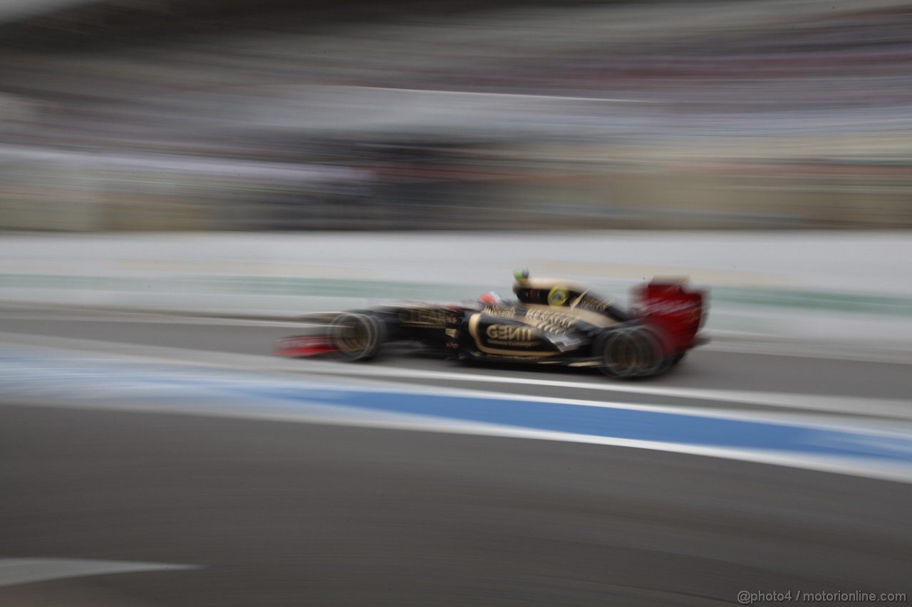 GP BRASILE, 24.11.2012- Prove Libere 3, Romain Grosjean (FRA) Lotus F1 Team E20 