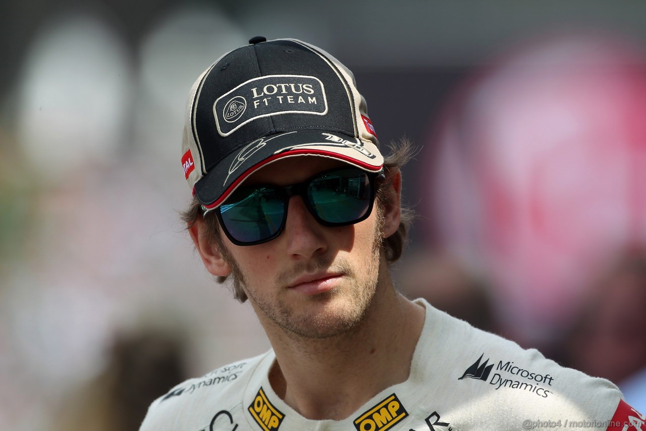 GP BRASILE, 24.11.2012- Prove Libere 3, Romain Grosjean (FRA) Lotus F1 Team E20
