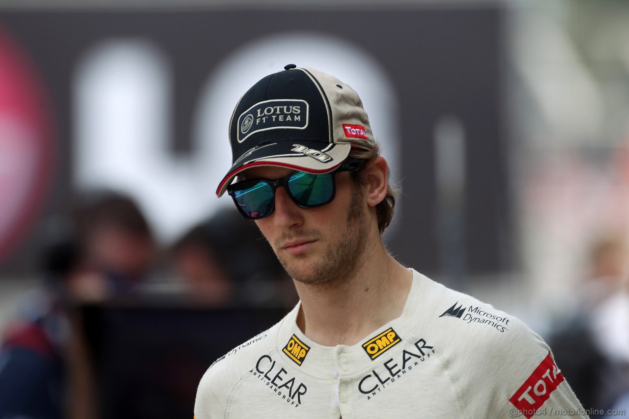 GP BRASILE, 24.11.2012- Prove Libere 3, Romain Grosjean (FRA) Lotus F1 Team E20