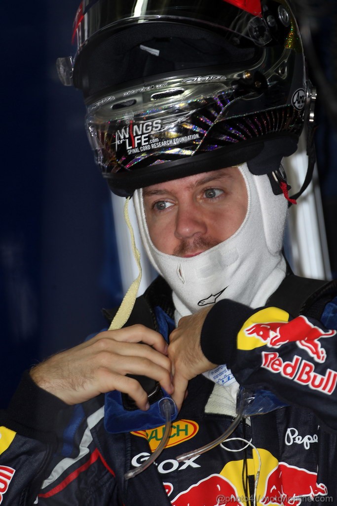 GP BRASILE, 24.11.2012- Prove Libere 3, Sebastian Vettel (GER) Red Bull Racing RB8 