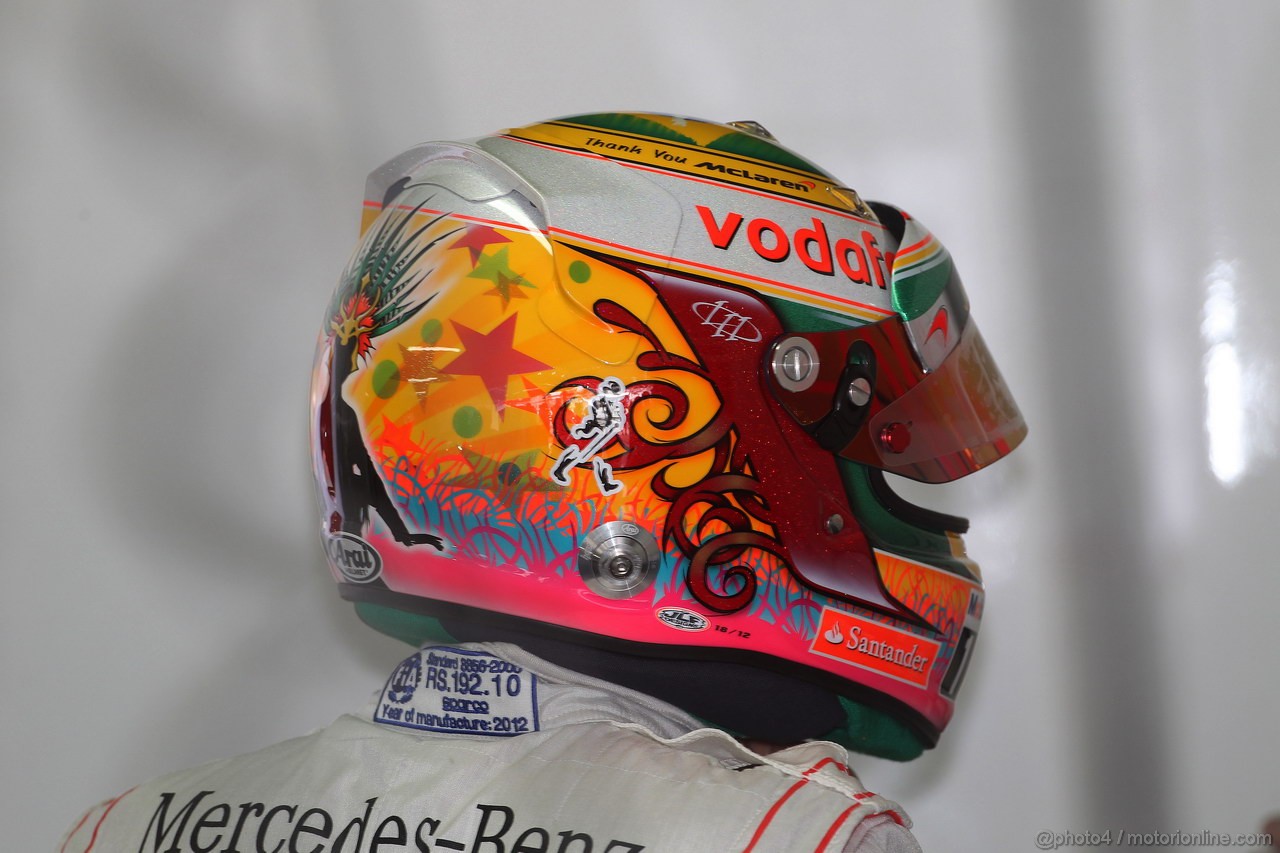 GP BRASILE, 24.11.2012- Prove Libere 3, Lewis Hamilton (GBR) McLaren Mercedes MP4-27 