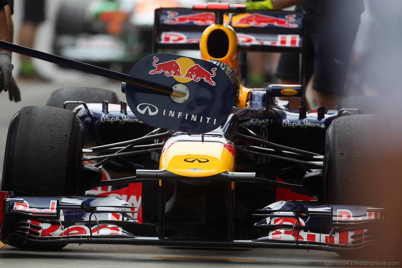 GP BRASILE, 24.11.2012- Prove Libere 3, Sebastian Vettel (GER) Red Bull Racing RB8