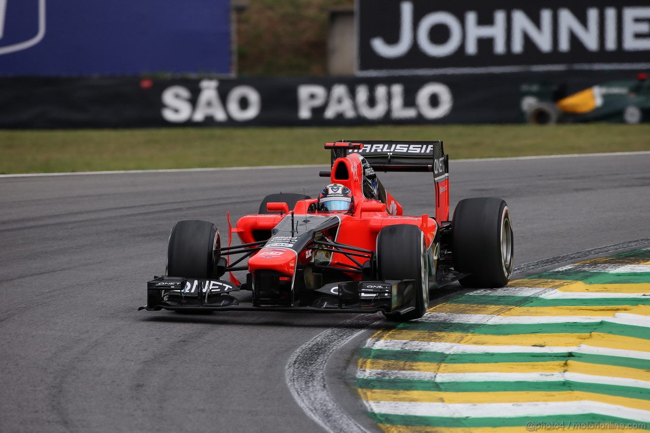 GP BRASILE, 24.11.2012- Prove Libere 3, Timo Glock (GER) Marussia F1 Team MR01 