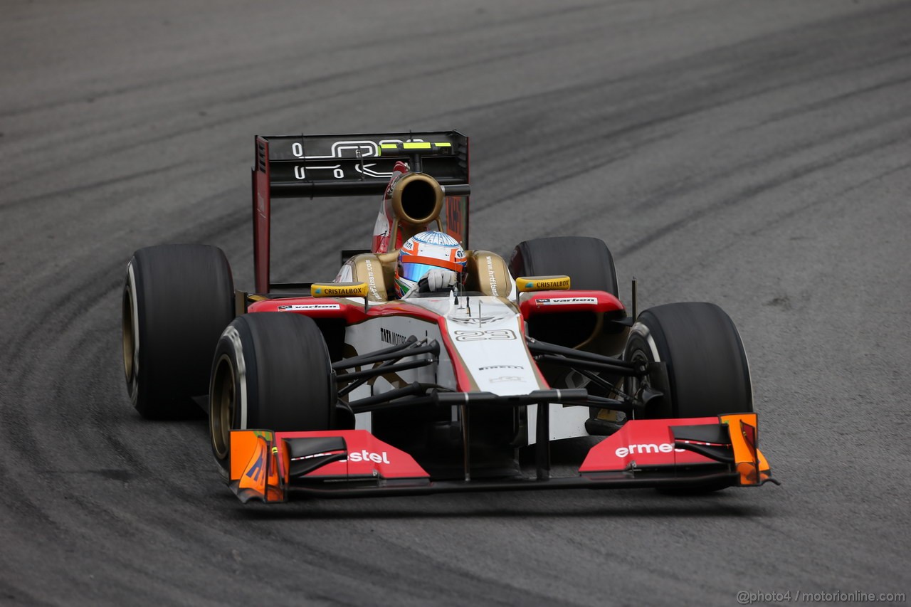 GP BRASILE, 24.11.2012- Prove Libere 3, Narain Karthikeyan (IND) HRT Formula 1 Team F112 