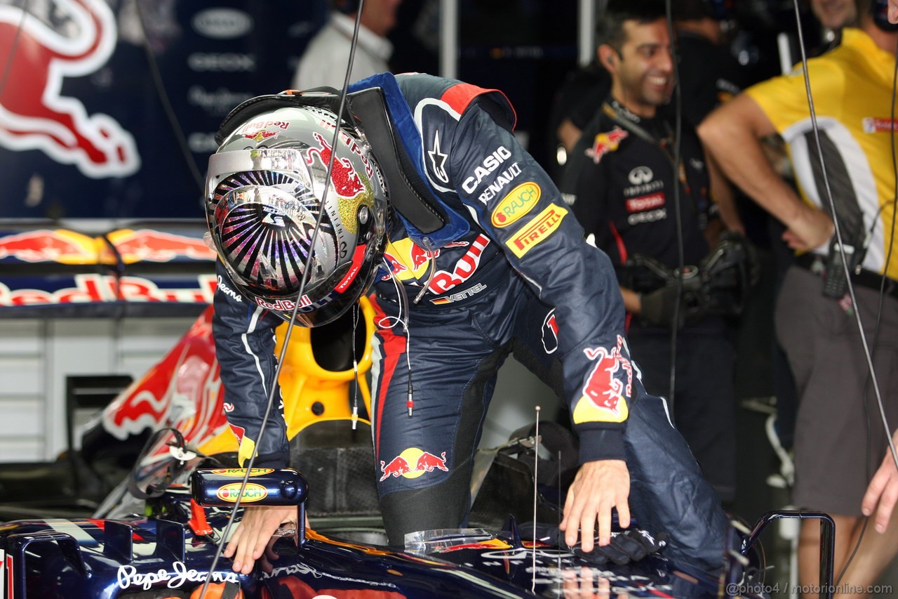GP BRASILE, 24.11.2012- Prove Libere 3, Sebastian Vettel (GER) Red Bull Racing RB8
