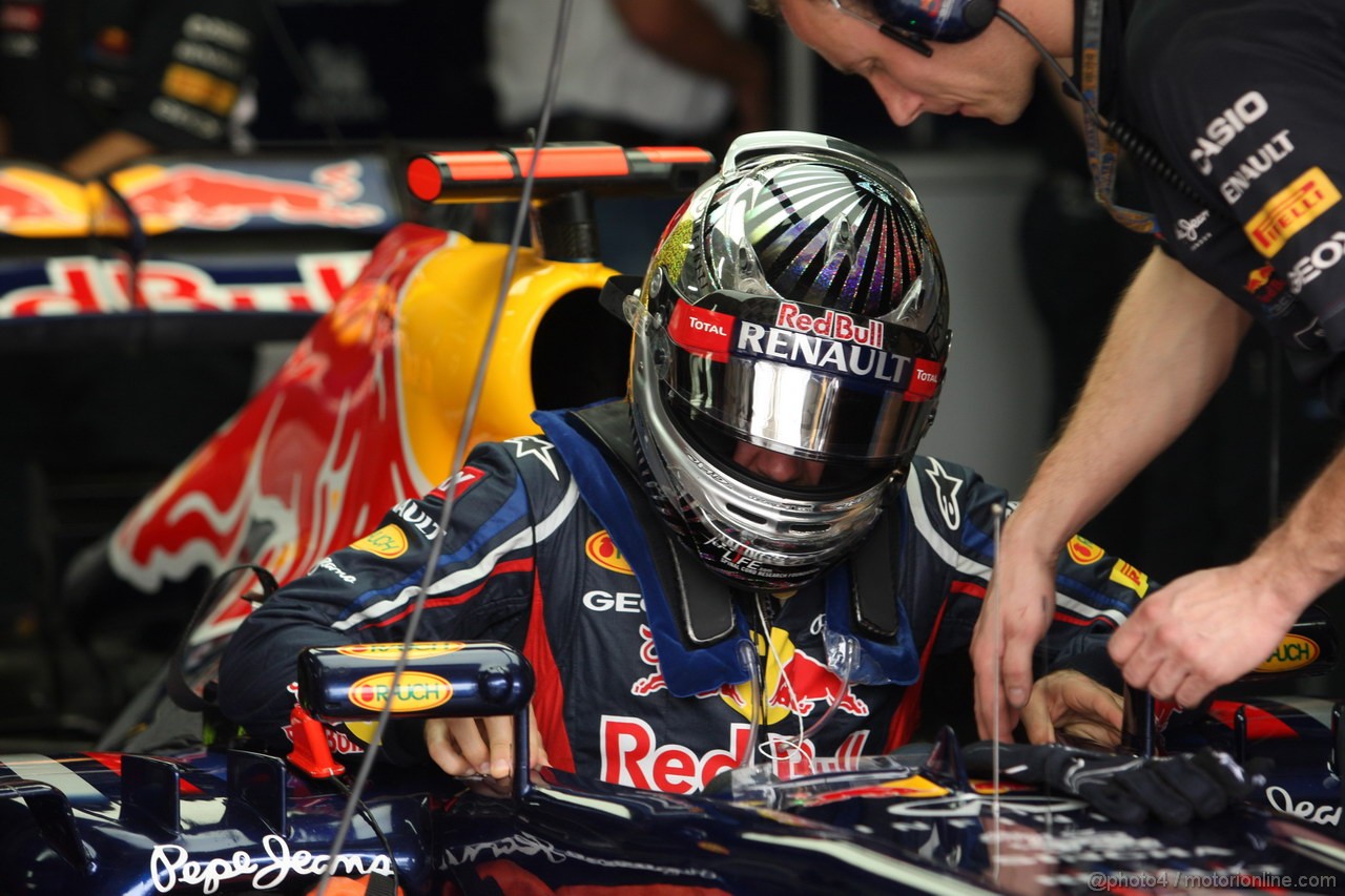 GP BRASILE, 24.11.2012- Prove Libere 3, Sebastian Vettel (GER) Red Bull Racing RB8 