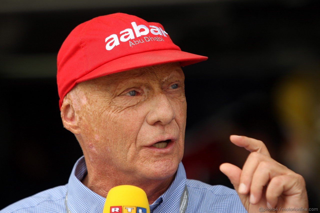 GP BRASILE, 24.11.2012- Prove Libere 3, Nikki Lauda (AU), Mercedes