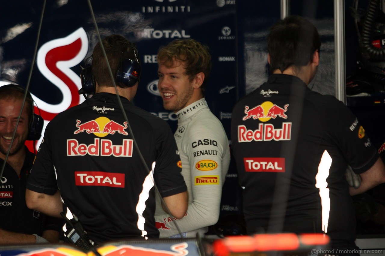GP BRASILE, 24.11.2012- Prove Libere 3, Sebastian Vettel (GER) Red Bull Racing RB8
