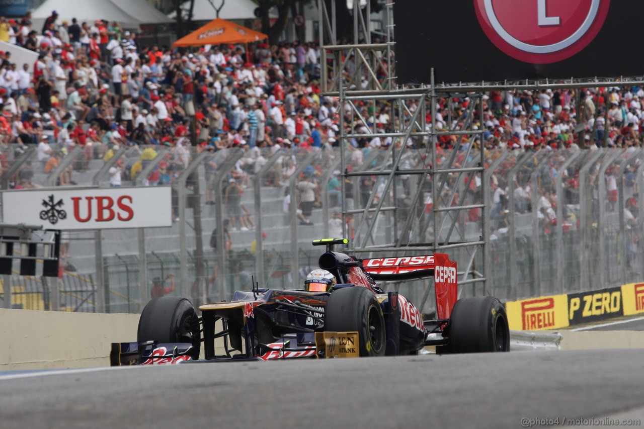 GP BRASILE, 24.11.2012- Prove Libere 3, Jean-Eric Vergne (FRA) Scuderia Toro Rosso STR7 