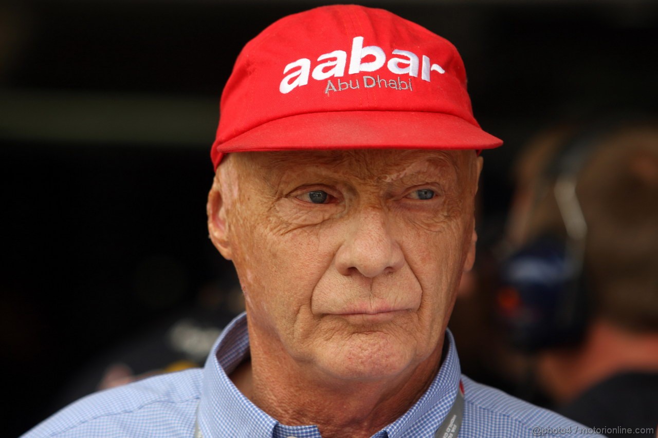 GP BRASILE, 24.11.2012- Prove Libere 3, Nikki Lauda (AU), Mercedes 