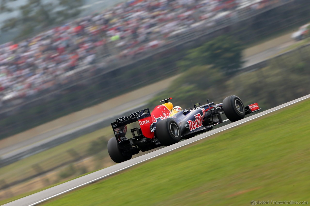 GP BRASILE, 24.11.2012- Prove Libere 3, Sebastian Vettel (GER) Red Bull Racing RB8