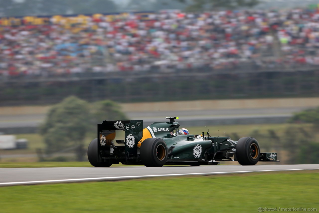 GP BRASILE, 24.11.2012- Prove Libere 3, Vitaly Petrov (RUS) Caterham F1 Team CT01 