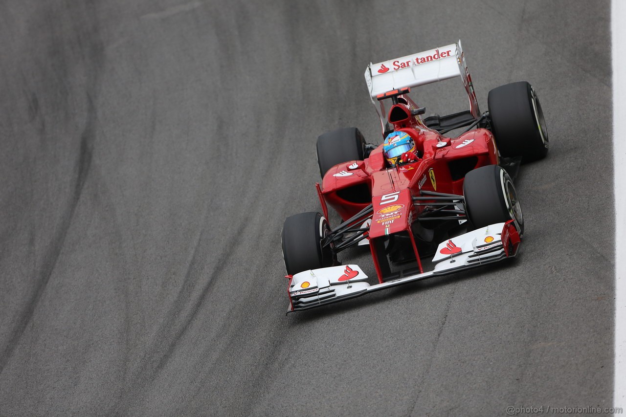GP BRASILE, 24.11.2012- Prove Libere 3, Fernando Alonso (ESP) Ferrari F2012